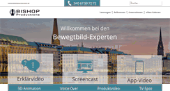 Desktop Screenshot of bishop-productions.de