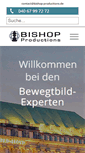 Mobile Screenshot of bishop-productions.de